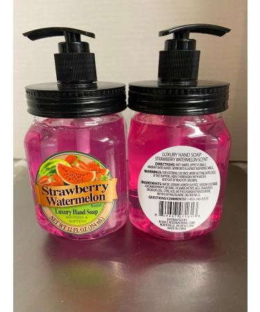 LUXURY HAND SOAP STRAWBERRY & WATERMELON 2 EA 12 OZ
