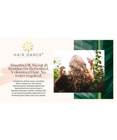 Organic Dry Shampoo Volume Powder for Blonde and Dark Hair - Lavender Oil Scented, 1 Ounce - Buy Online on GoSupps.com