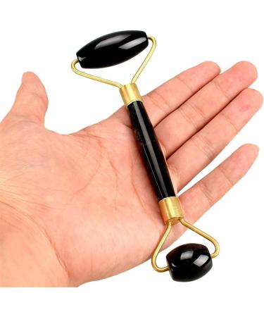 Massage Roller Crystal Jade Stone Cellulite Wrinkle Roller Cool Beauty Tool for Skin Care 1Pcs - Buy Online on GoSupps.com