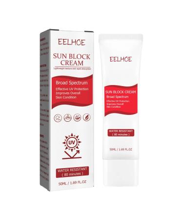 Face Sunscreen, Waterproof Sunscreen, Non-Greasy with Broad Spectrum for Women, Men Zonewd