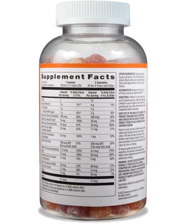 Solimo Kids' Multivitamin Gummies - 190 Count | Amazon Brand - Buy Online on GoSupps.com