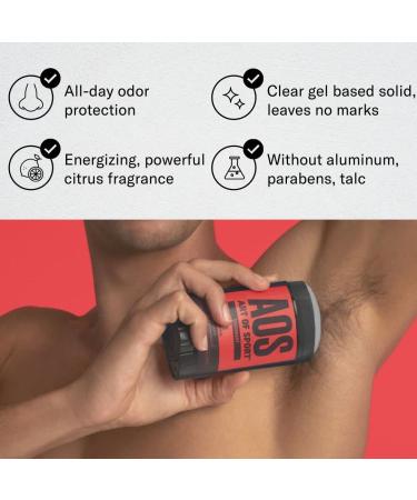 Art of Sport Deodorant Compete Energizing Citrus & Tea Tree - 2.7 Oz - Buy Online on GoSupps.com