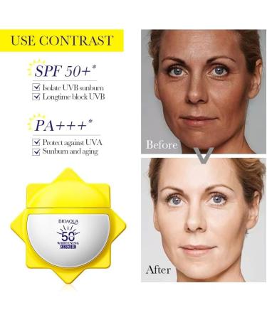 Sun SPF 50+ Protect Skin UV Face Cream SPF 50 UVA & UVB Protection Immediately - Buy Online on GoSupps.com