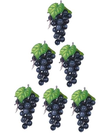 Artibetter 12 Pcs Artificial Bunch of Grapes Faux Greenery Garland Greenery Wreath Mini Decor Shop Window Decoration Lifelike Wet Grape Clusters Simulation Fake Grape Fake Grape Models Starch Blackx2pcs 10X14CMx2pcs - Buy Online on GoSupps.com