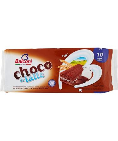 Balconi Snacks ChocoLatte Stracciatella 6 Pieces From 350 Gr - Buy Online on GoSupps.com
