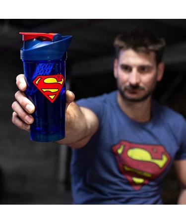 Shieldmixer Hero Pro Classic Shaker - 700ml BPA-Free Protein Shaker Bottle - Blue Gym Accessories for Fitness & Nutrition - Buy Online on GoSupps.com