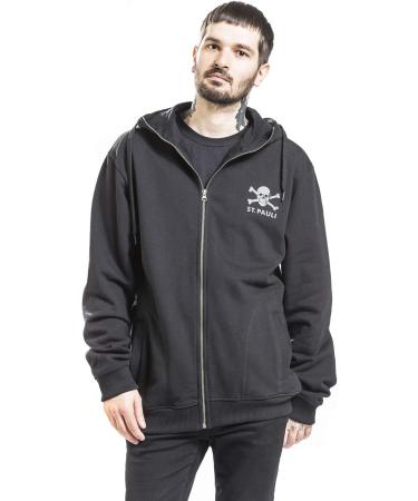 FC St. Pauli Hooded Jacket Skull - Black XXL | International Shipping Available - Buy Online on GoSupps.com