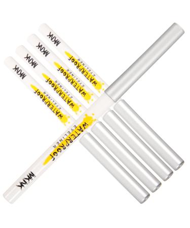 Didiseaon 5pcs White Lying Silkworm Pen Highlighters Xmas Tree Concrete Makeup Pencil Liquid Eyeliner Eyes