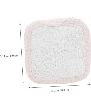 5pcs Loofah Shower Rub & Exfoliator Pads - Makeup Remover Bath Scrubber & Facial Scrubber for Ultimate Skin Care - Square Loofa Sponge Pack - Buy Online on GoSupps.com