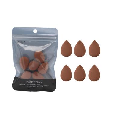 U&I Beauty Sponge Blender | Latex-Free & 100% Vegan Makeup Sponge for Powder Cream or Liquid Application | Foundation Concealer Highlight and Eye Shadow | Wet or Dry (1 Brown Mini Size)