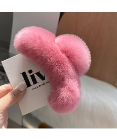 hgnxa Elegant Winter Large Hair Claw for Women Girls Acrylic Hairpins Hair Clip Barrette Crab Headwear Girls Accessories Green - Buy Online on GoSupps.com