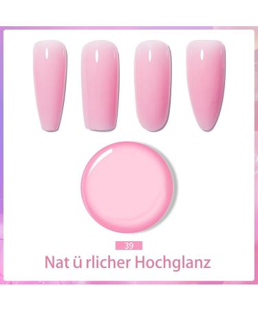 Shop Mogar Poly Nail Gel - Pink Acrylic Gel for Quick Nail Extensions | 60ml Professional Manicure Repair - Buy Online on GoSupps.com