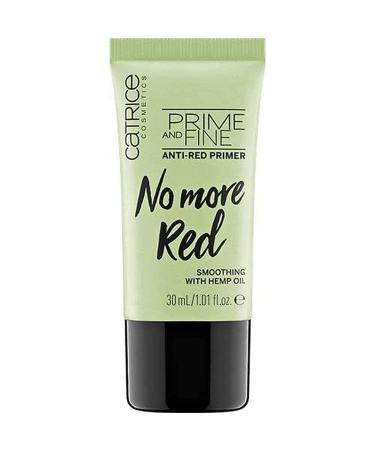 Catrice Prime and Fine Anti-Red Primer primer green for combination skin soothing color-correcting priming smoothing color adapting with oils vegan alcohol and without parabens (30ml) 1528-44604