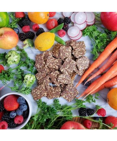 Flackers Organic Flax & Fonio Ancient Grain Crackers - Garden Vegetable - 4.5 Oz. - Buy Online on GoSupps.com