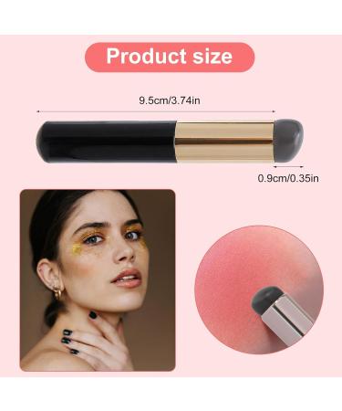 NICENEEDED 2 PCS Silicone Lip Concealer Makeup Brushes Lip Gloss Lipstick Lip Applicator Tools Portable Round Head Silicone Lip Make Up Brush with Tube Protector for Women - Buy Online on GoSupps.com