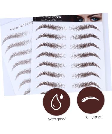 Ipetboom 4pcs Men Women Shaping Eyebrow False Like Hair for D Stimulation Water Female Eyebrows Brow - Buy Online on GoSupps.com