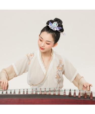 Lurrose Chinese Hair Stick Chinese Traditional Hair Pins Hemp Hair Chopsticks Hair Accessories For (Blue) - Buy Online on GoSupps.com