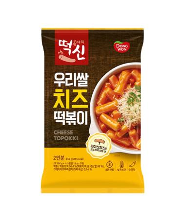 Spicy and Sweet Rice Cake Korean Cheese Tteokbokki 332g (2 Servings)