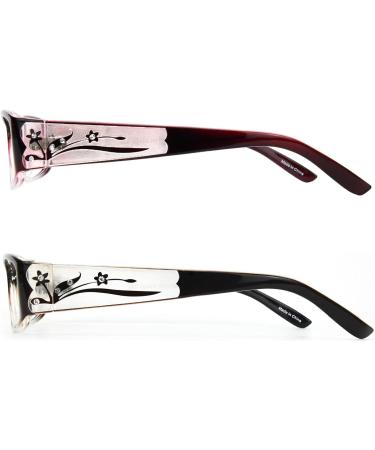 Buy Kaylee Stylish Reading Glasses for Women - 2-Pack (3.75x) - Trendy & Comfortable International Shipping Available - Buy Online on GoSupps.com