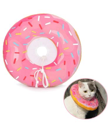Cat Recovery Collars & Cones Protective circle anti licking Can Eat Sterilization Surgery Cat Recovery Collar Comfortable And Soft Cat Collar Free To Adjust Size Cat Cone Alternative