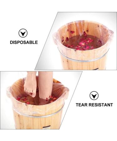 Healifty Disposable Plastic Foot Bath Bags - 2 Packs of 140pcs for Easy Pedicure Cleanup - Ideal for Home Spa Use - Buy Online on GoSupps.com