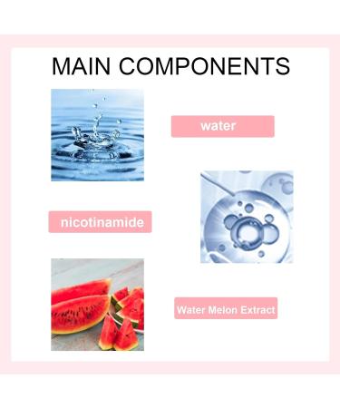 Essence Glow Serum Essence Watermelon Glow Serum Essence Good Stuff Glow Serum Primer Brightens Skin Suitable for Moisturizing All Skin Types (Color : 3pcs) - Buy Online on GoSupps.com