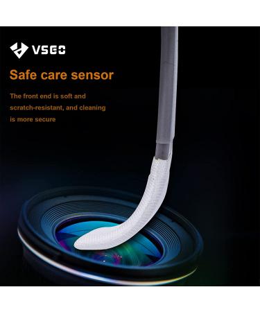 VSGO VS-S03E Full Frame Camera Cleaning Kit - 12pcs Swab & 10ml Cleaner for Sony Nikon Canon FF CCD CMOS - Buy Online on GoSupps.com