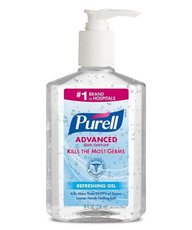 Advanced Hand Sanitizer Gel  Original  8-oz. Pump