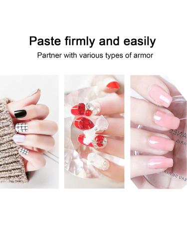 ILamourCar 720Pcs False Nail Stickers and Glue Set - 30 Sheets Double-Sided Tabs for Fake Nails Tips - Buy Online on GoSupps.com