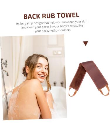 FRCOLOR 1pc Back Applicator Facial Tool Face Tape Bath Gloves Tanning Glove Face Tan Mitt Bath Mitt Back Wiping Belt Back Stretching Strip Back Beautify Belt Flocking Take a Bath Body Wash - Buy Online on GoSupps.com