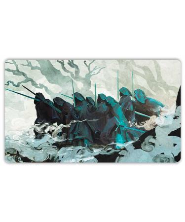 Paramint The Nine (Stitched) - LOTR Lord of The Rings - Compatible for Magic The Gathering Playmat - Play MTG, YuGiOh, Pokemon, TCG - Original Play Mat Art Designs & Accessories