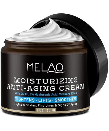 Moisturizing Cream | Body and Face Moisturizer for Dry Skin | Daily Moisturizer | Body Cream with Hyaluronic Acid | Fragrance Free Non-Comedogenic Reduce fine wrinkles Face Cream 2 Ounce