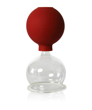 Lauschaer glass cupping glass with suction ball 60mm for professional medical fireless cupping hand -blown hand -blown cupping glass cupping glass original - Buy Online on GoSupps.com