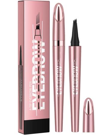 MONEY MONEY 4 Point Eyebrow Pencil 3d Waterproof Microblading Eyebrow Pen Eye Brow Pen Microblade Long Lasting Brow Pencils Light Brown Black Dark Brown Gray - Buy Online on GoSupps.com