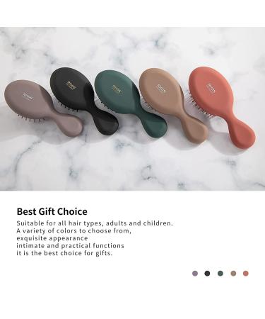 RHOS Mini Travel Hair Brush - Pocket Detangler for Wet/Dry Hair - Travel Size Paddle Brush for All Hair Types - Mini Pink Brush for Women/Men/Kids (1 Pack) - Buy Online on GoSupps.com