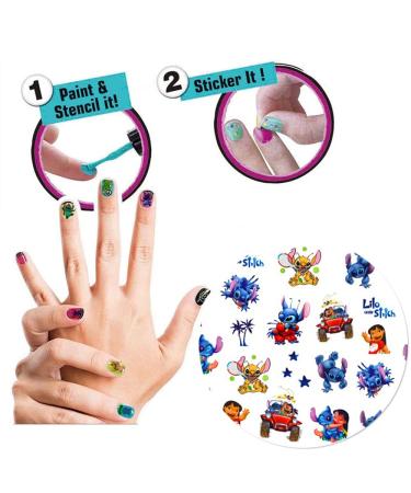 Cute Cartoon Nail Art Stickers - 8 Sheets 3D Self Adhesive Kawaii Designer Decals for Acrylic Nails - DIY Manicure Decorations for Women and Girls - Buy Online on GoSupps.com