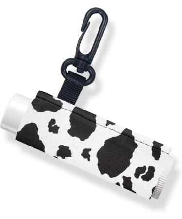 SCRAWLGOD Cow Print Lip Balm Holder Keychain Portable Lip Balm Sleeve keychain Chapstick Holder Secure and Nice Hand Feeling Set of 2 Cow Print 2 - Buy Online on GoSupps.com