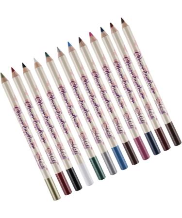 FOMIYES 24 Pcs Brown Eye Shadow Brown Eyeshadow Blue Pencils Eyeliner Pen Set Miss Highlight Eyebrow Pencil - Buy Online on GoSupps.com