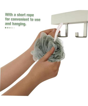 FOMIYES 3pcs Shower Ball Loofah Set | Bathing Sponges & Shower Head Adapter for Enhanced Shower Experience - Buy Online on GoSupps.com