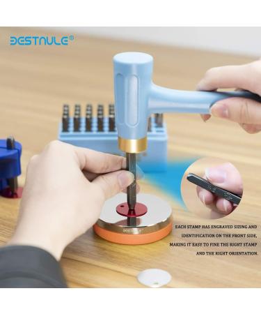 BESTNULE Metal Stamping Kit - Number and Letter Stamp Set (A-Z 0-9 & Love Symbol) - Industrial Grade Hardened Carbon Steel - for Metal, Wood, Plastic, Leather - 1/8 inch - 3MM - Buy Online on GoSupps.com