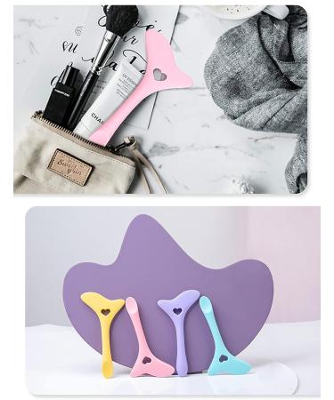 SUMETHING 3-in-1 Reusable Eye Stencils Makeup Tool - Easy Eyelash, Eyeshadow, and Eyeliner Applicator Guide - Ideal for Mascara Brush and Eyelash Grooming - Blue - Buy Online on GoSupps.com