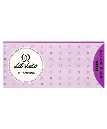 Lil-lets Super Plus Extra Tampons 14 pPack by Lil-Lets