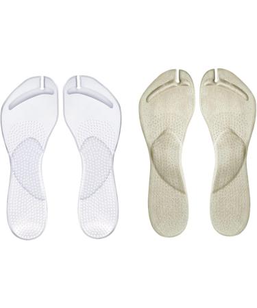 Plantar Fasciitis Insoles for Women - Arch Support Inserts for Sandals & Flip-Flops | Self-Adhesive Gel Cushions | Pain Relief for Flat Feet - 2 Pairs Size L - Buy Online on GoSupps.com