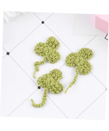 Operitacx 10pcs Socks Badge Sign Crocheted Shamrock Appliques Applique Patches Accessories Shoes and Hats - Buy Online on GoSupps.com