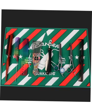 MAGICLULU Haircut Mat Barber Mat for Station Hair Rollers for Women Holder Storage Vanity Accessories for Women Salon Mats for Hair Stylist Anti- Pad Rubber Pad Modeling - Buy Online on GoSupps.com