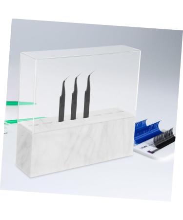 minkissy Tweezers Display Rack Monitor Stand Eyelash Holder Storage Rack Eyebrow Tweezers Rack Makeup Tweezers Stand Makeup Supplies Eyelash Tweezers Holder Acrylic Display Stand White - Buy Online on GoSupps.com