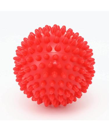 Pro-Tec Spiky Massage Ball Red - One Size | Effective Pain Relief Tool - Buy Online on GoSupps.com