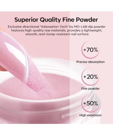 Modelones 20 Pcs Dip Powder Nail Kit Starter Set - 8 Colors Light Pink Glitter Nude Neutral Clear Dipping Powder System Liquid with Base/Top Coat Activator Brush for French Nail Art - DIY Salon Gift | Z-Gentle Pink - Buy Online on GoSupps.com
