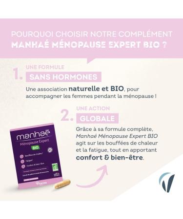 Buy MANHAE Vitavea Menopause Expert Bio - 60 Capsules | International Shipping | Hormonal Support - Buy Online on GoSupps.com