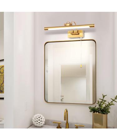 Mantolite LED Picture Lamp 8W 40cm Brass - Swiveling Head 3000K Interior Lighting Ideal for Art Display - Buy Online on GoSupps.com